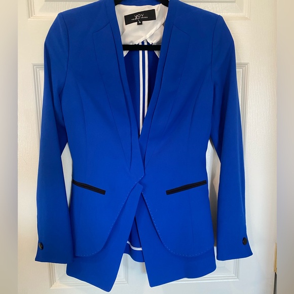 VOV VOICE OF VOICES COBALT BLUE BLAZER NWOT - Picture 2 of 7